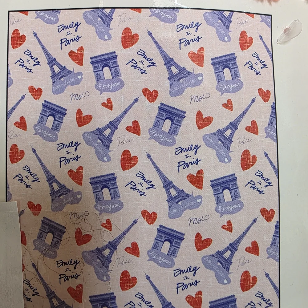 Emily In Paris Heart of Paris Ultra Soft Plush Fleece Throw Blanket RARE